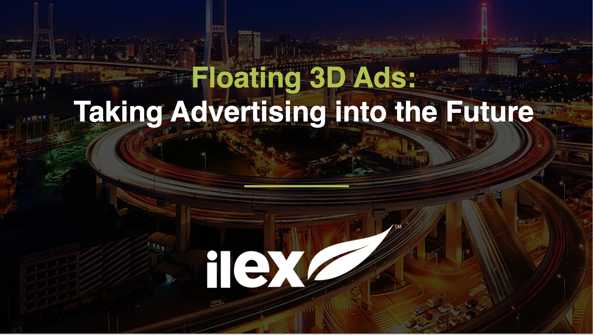 Floating 3D Ads Taking Advertising into the Future